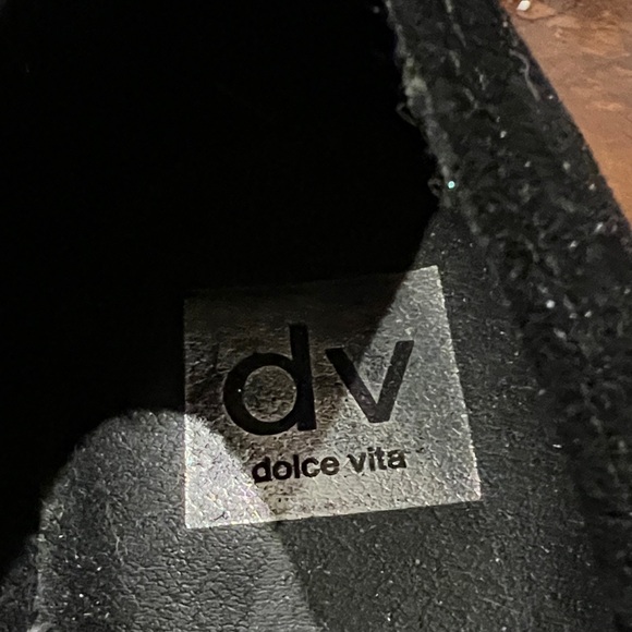 Dolce Vita Black Suede Chunky Platform Loafers Sz 9.5 - Picture 2 of 7